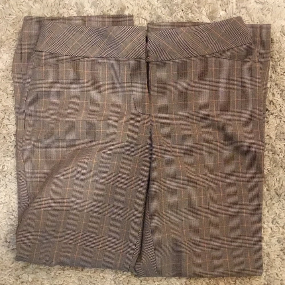 Plaid dress pants